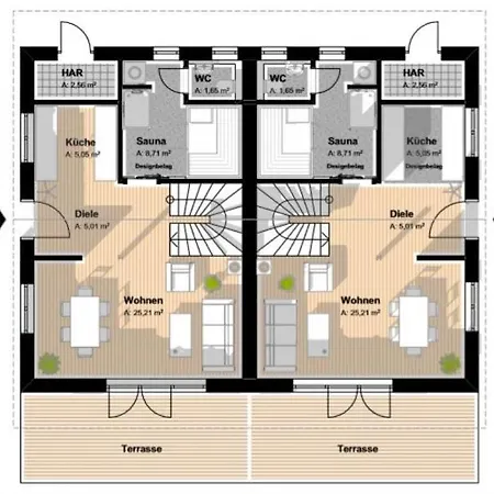 Stechelhus Doppelhaushaelfte * Groß Schwansee